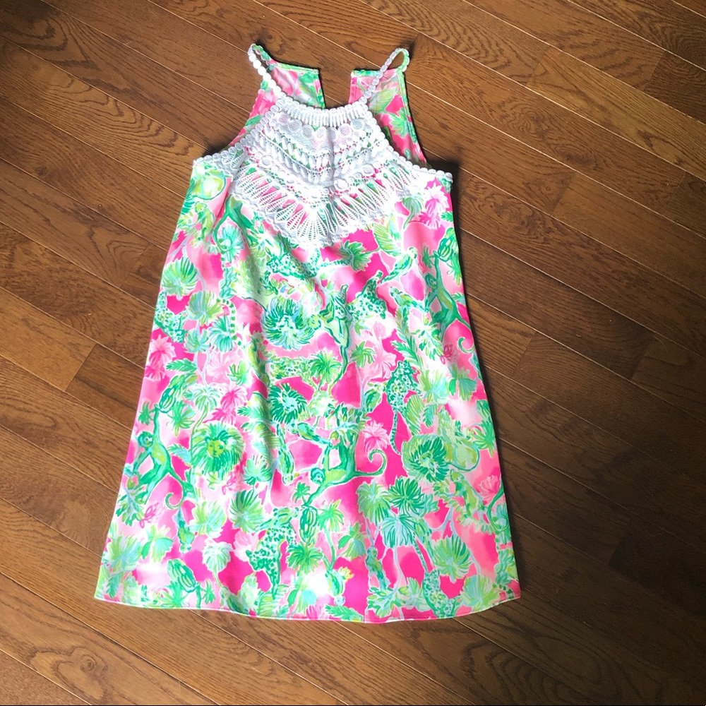 Lilly Pulitzer shift dress catty shack print